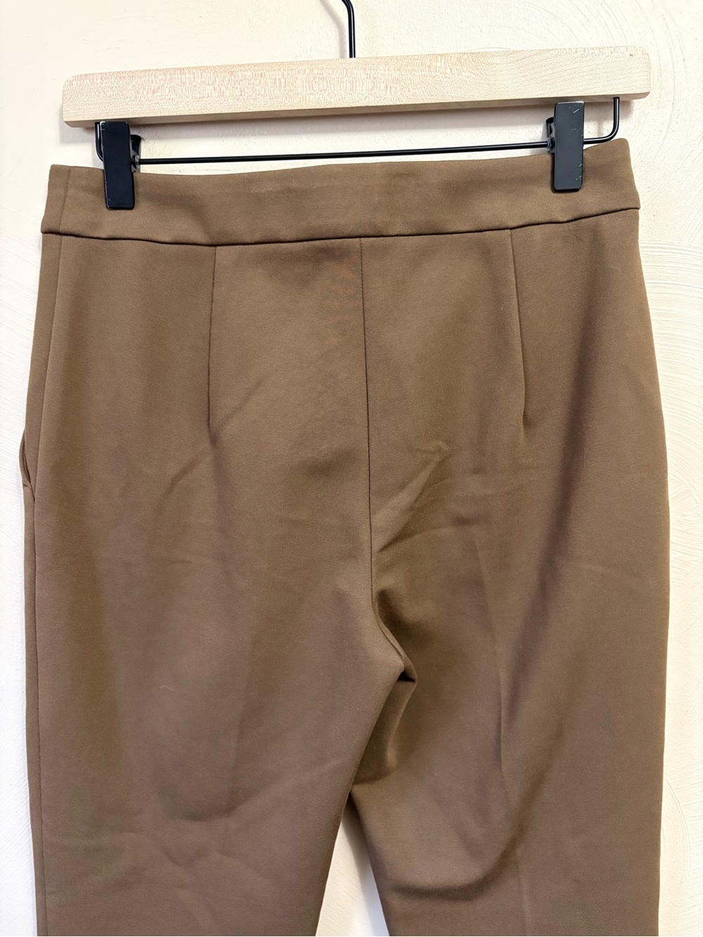 Max Mara Pegno Pocket Straight Leg Trousers Brown Size 6 - Picture 12 of 14